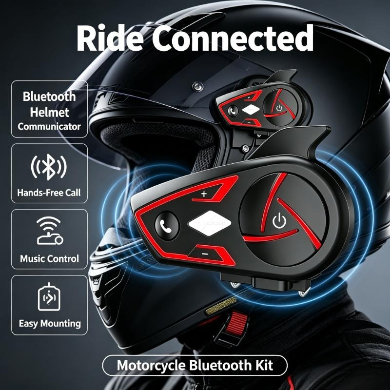 Intercom Headset Helmet - Fone de Ouvido Bluetooth 5.0 S3