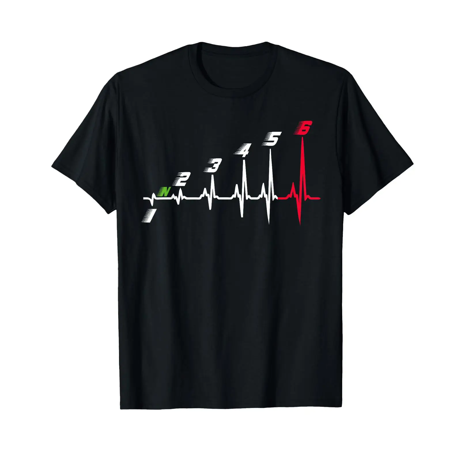 Motorcycle Gear Com - Camiseta Heartbeat Motorcycle Gear Shift Six