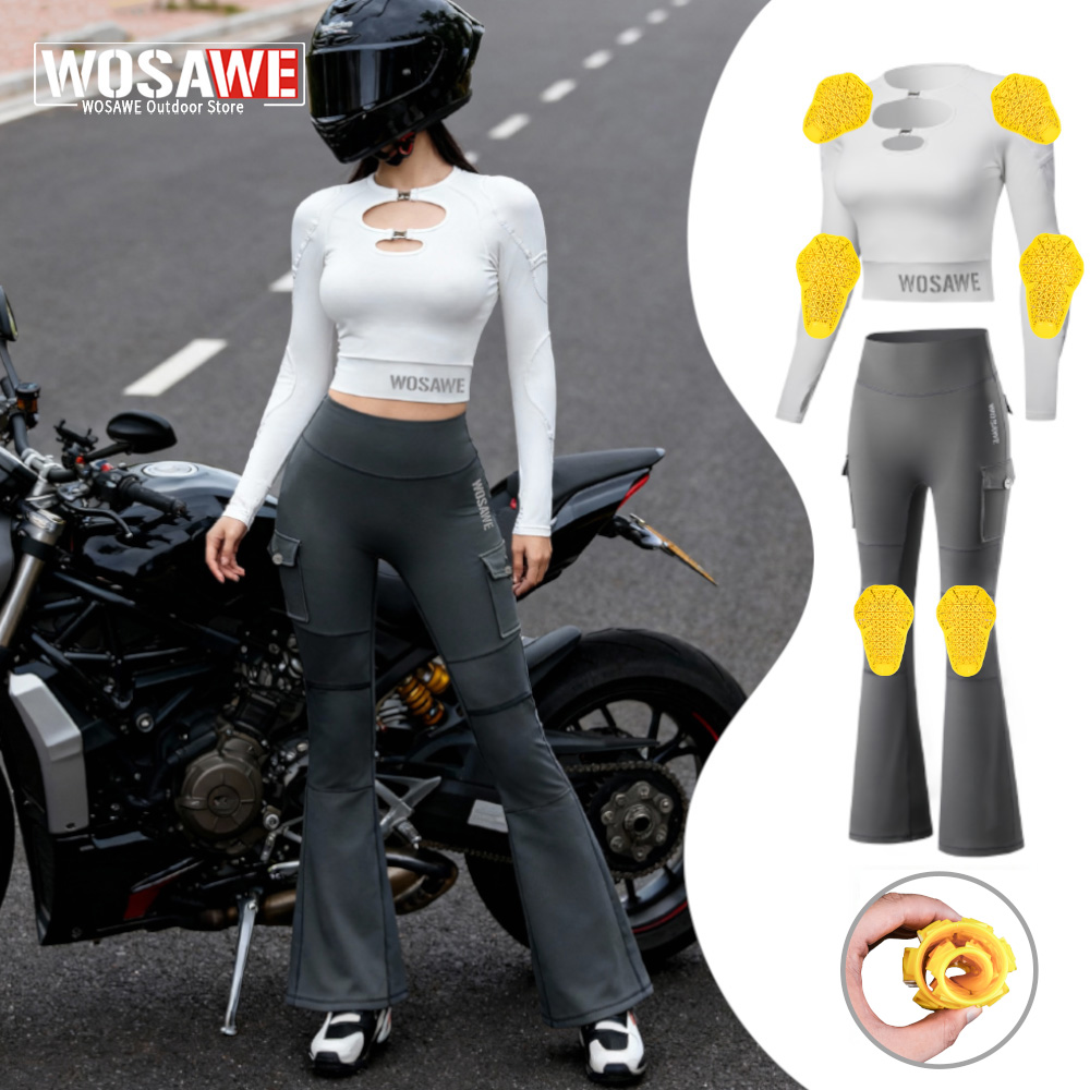 Motorcycle Gear Jacket Women - Conjunto de Jaqueta e Calças para