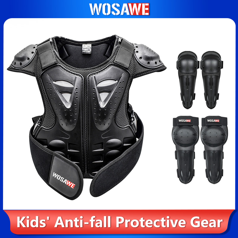 Motorcycle Gear Kids - Conjunto de Equipamentos de Proteção para