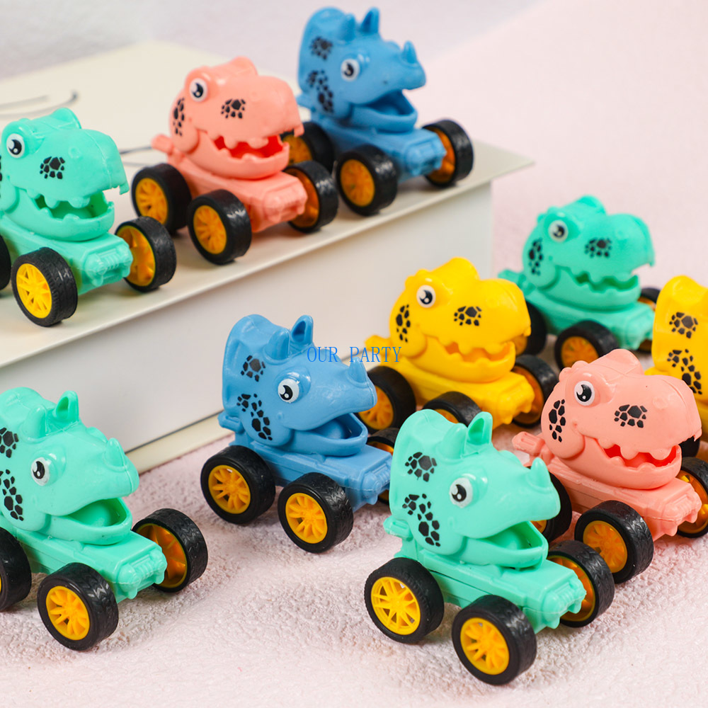 Tail Bag Rack - 10 pçs bonito mini dinossauro puxar