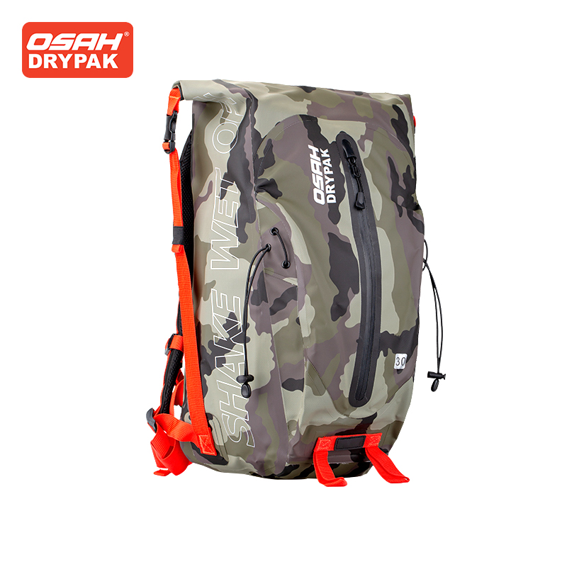 Motorcycle Gear Wardrobe - Osah camuflagem saco da motocicleta 30l