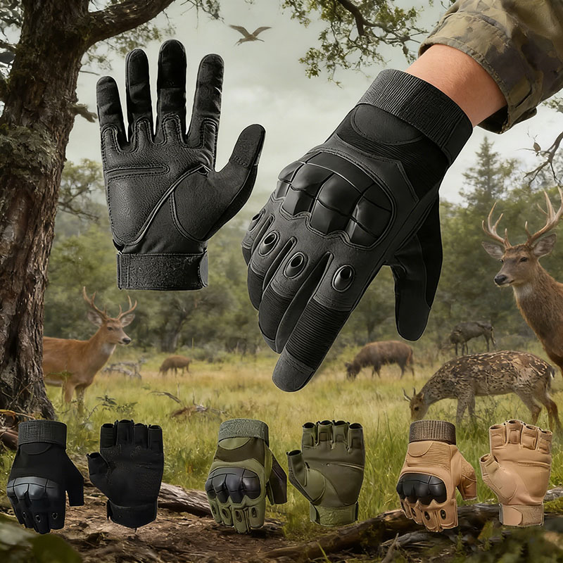 Motorcycle Gear Gloves - Luvas Táticas para Motociclismo, Camping, Ciclismo,