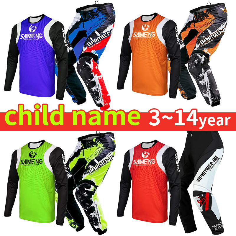 Motorcycle Gear Kids - Novo Conjunto de Equipamentos de Motocross
