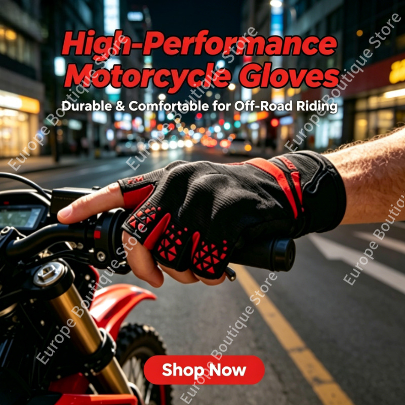 Motorcycle Gear Gloves - NOVO 2026 Luvas de Motocicleta Unissex