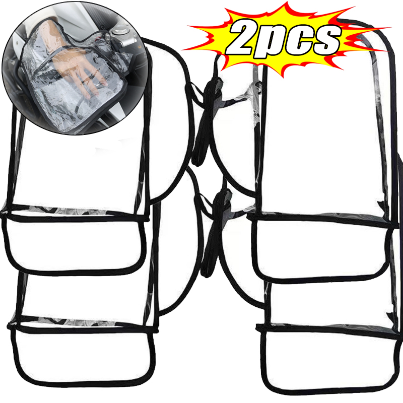 Motorcycle Gear Gloves - 2 peças de capas impermeáveis para