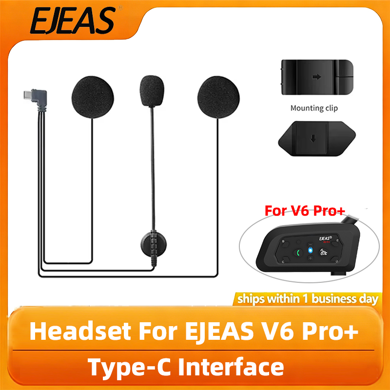 Intercom Headset Helmet - Fone de ouvido original para ejeas