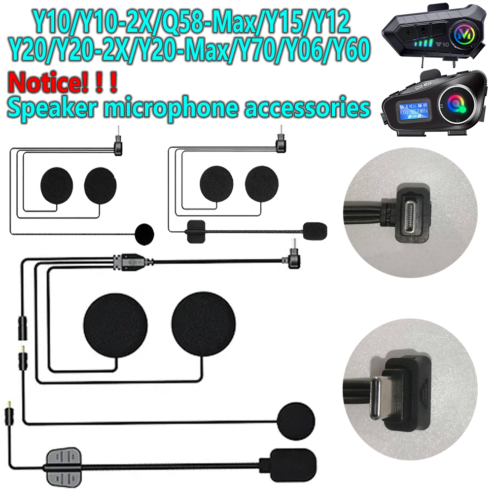 Intercom Headset Helmet - Acessório Bluetooth: Headset com Microfone Intercomunicador