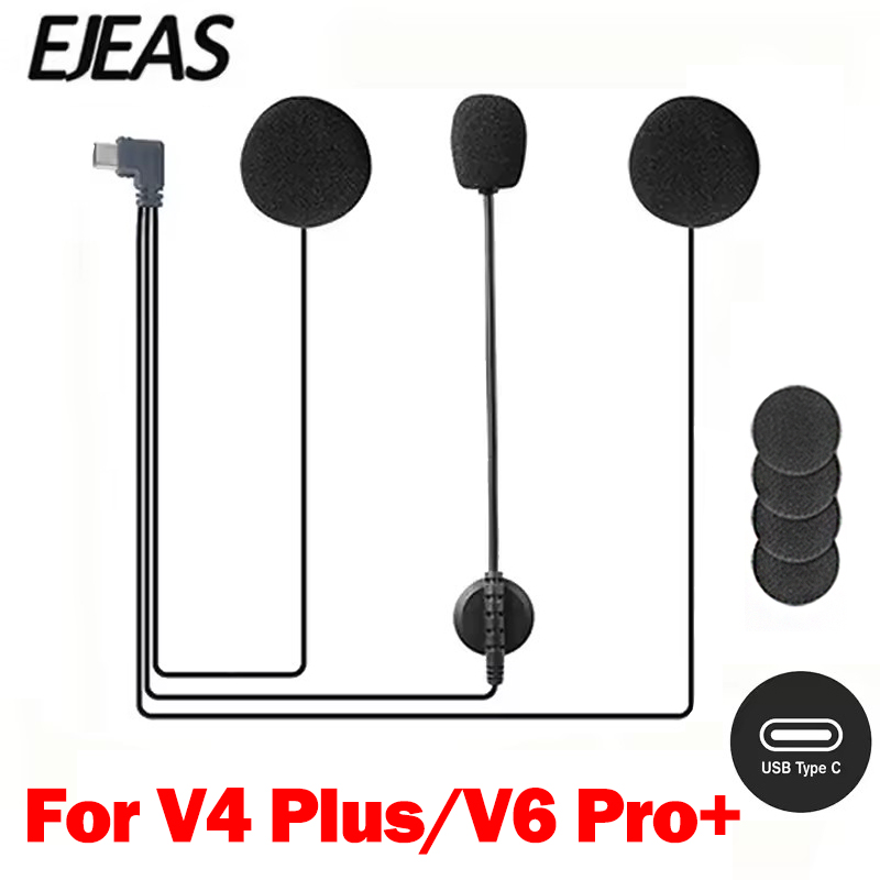Ejeas v6 pro/v4 plus capacete  - Intercom Headset Helmet avaliação e preço