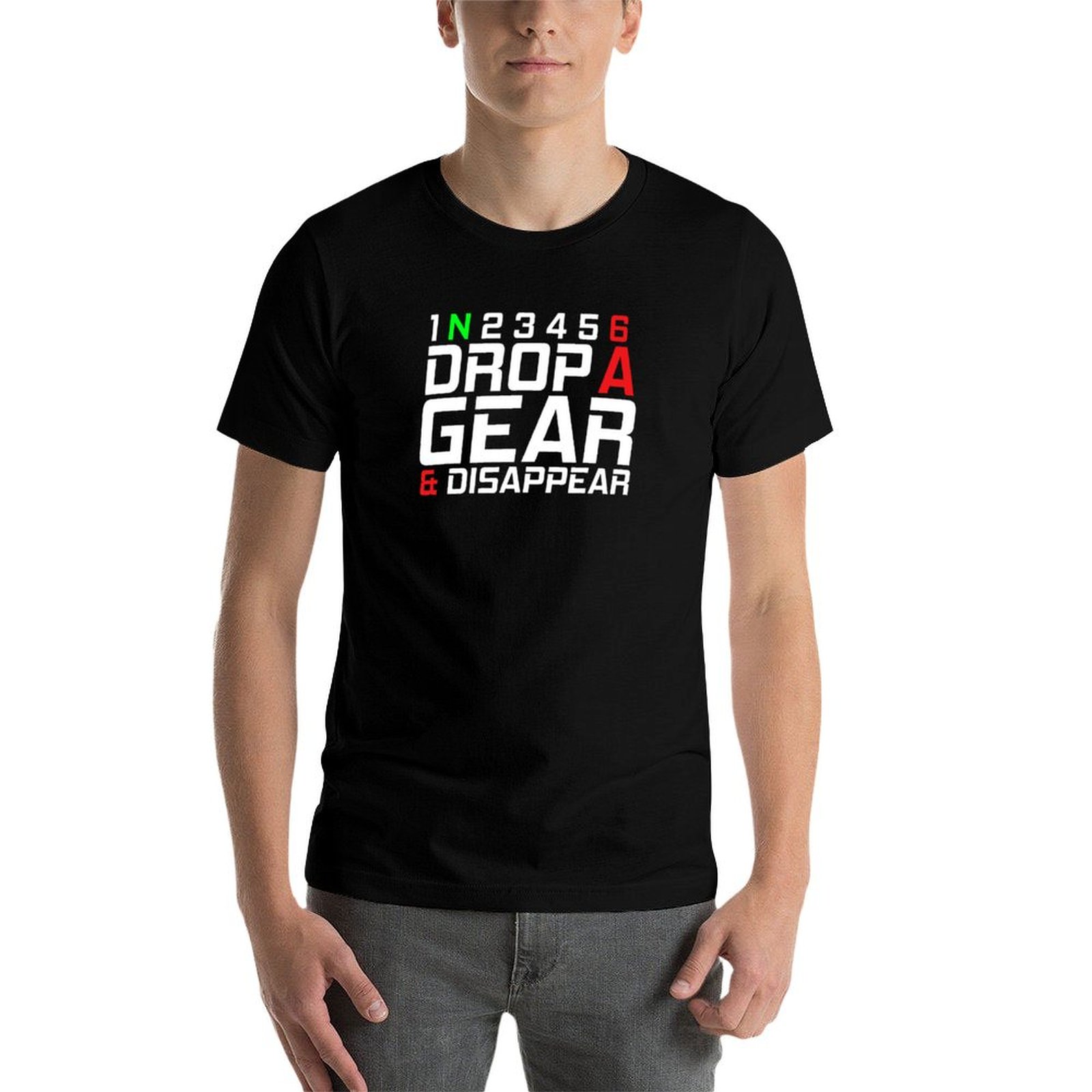 1N23456 Camiseta Drop A Gear A - Motorcycle Gear Com avaliação e preço