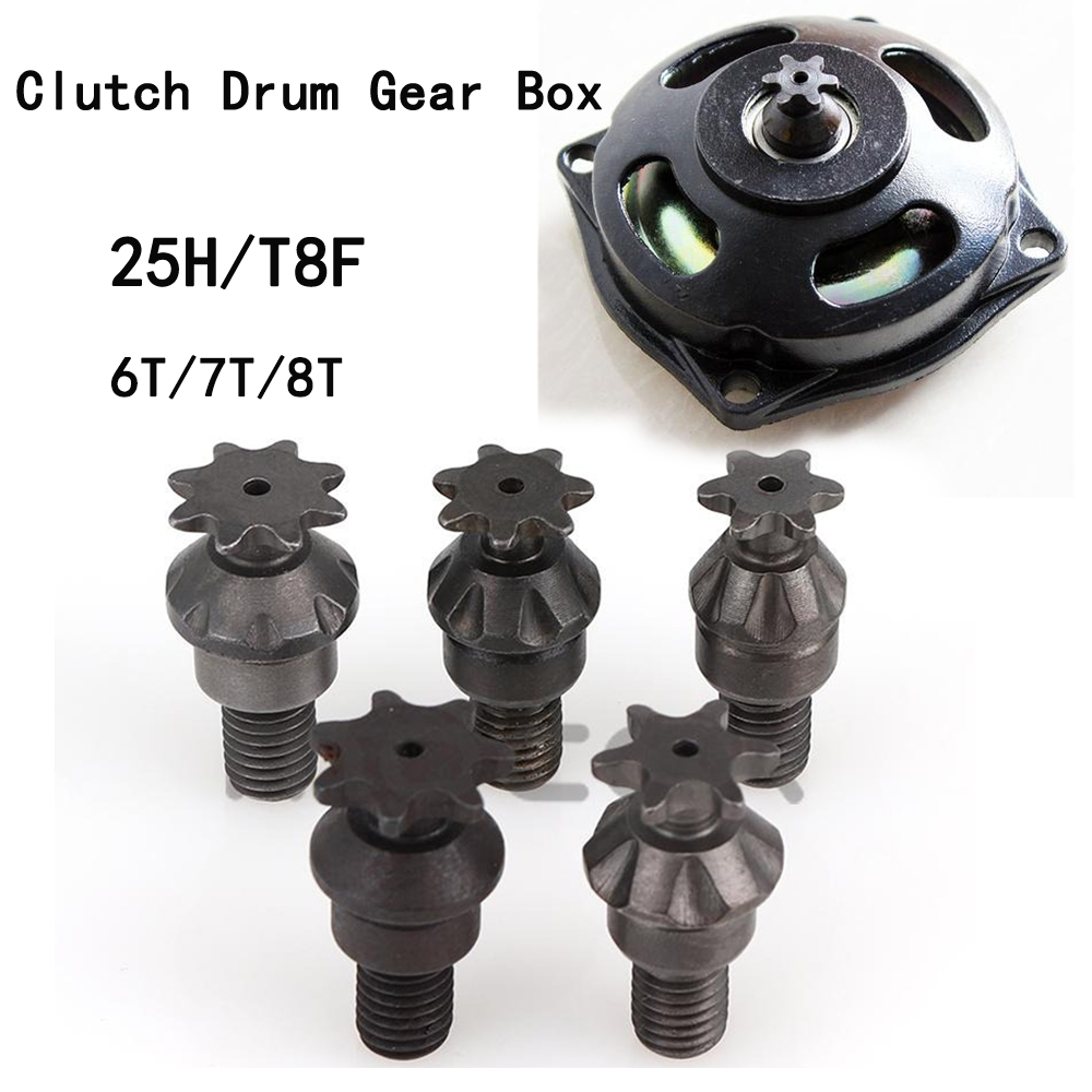 25h t8f 6/7/8 dentes tambor de - Motorcycle Gear Kids avaliação e preço