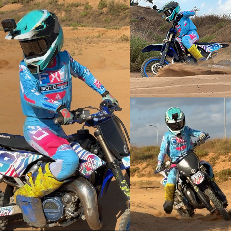 Tamanho 20 22 24 26 28 camisa  - Motorcycle Gear Kids avaliação e preço