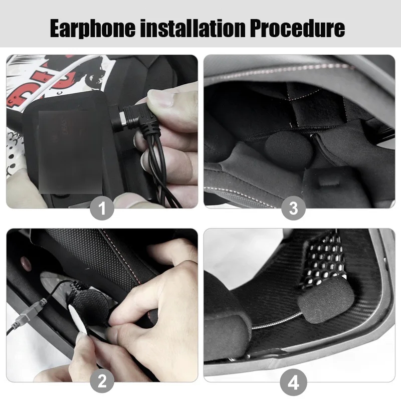 EJEAS-V4 PLUS TYPE-C Microfone - Intercom Headset Helmet avaliação e preço