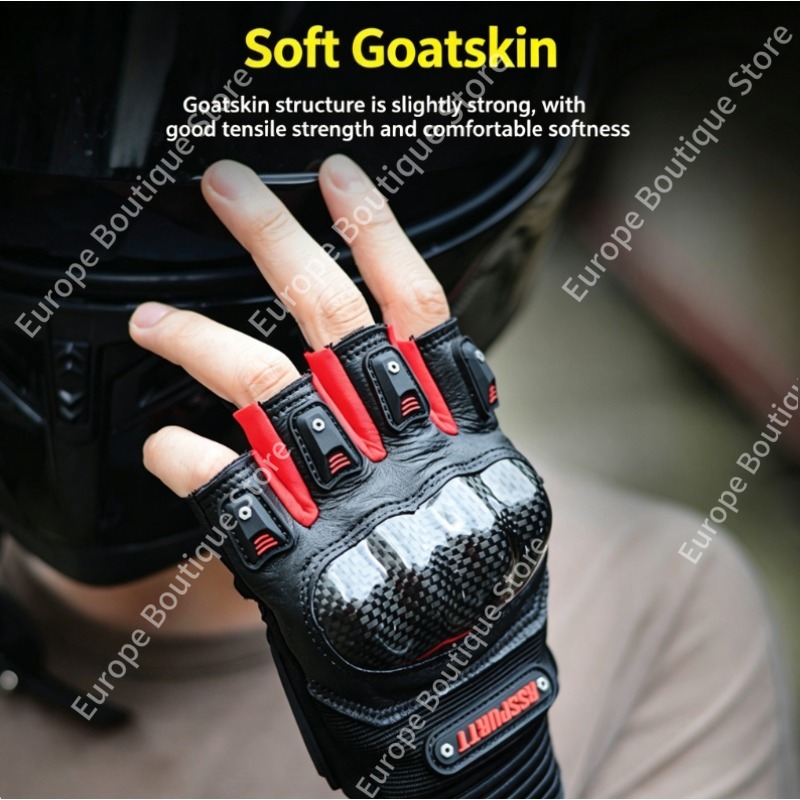 Luvas de Motocicleta Meio Dedo - Motorcycle Gear Gloves avaliação e preço