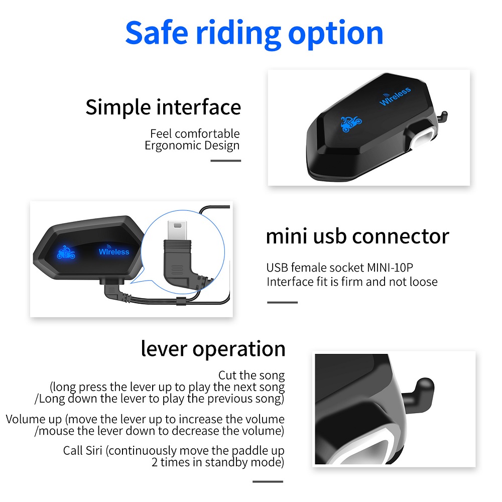 Fones de ouvido para capacete  - Intercom Headset Helmet avaliação e preço