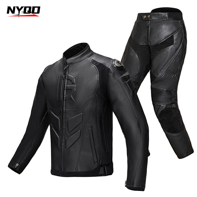 Conjunto de Jaqueta e Calças d - Motorcycle Gear Jacket Women avaliação e preço