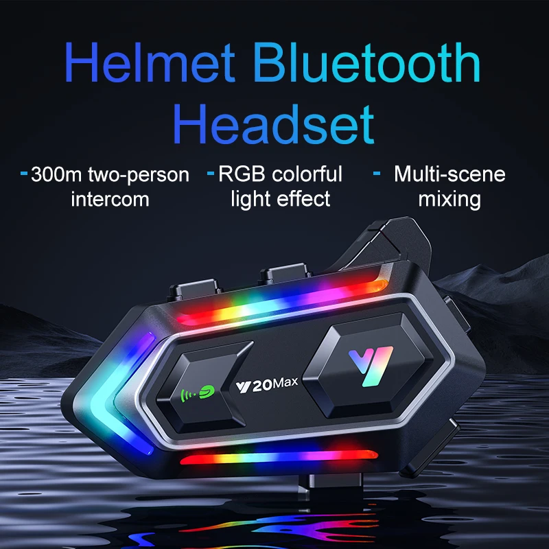 Capacete de Motocicleta Y20 MA - Intercom Headset Helmet avaliação e preço