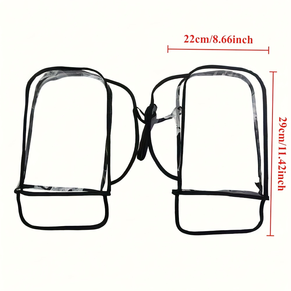 1 par de luvas de alça transpa - Motorcycle Gear Gloves avaliação e preço