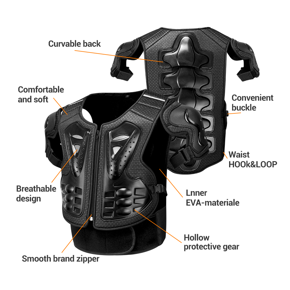 Armadura da motocicleta dos ho - Motorcycle Gear Kids avaliação e preço
